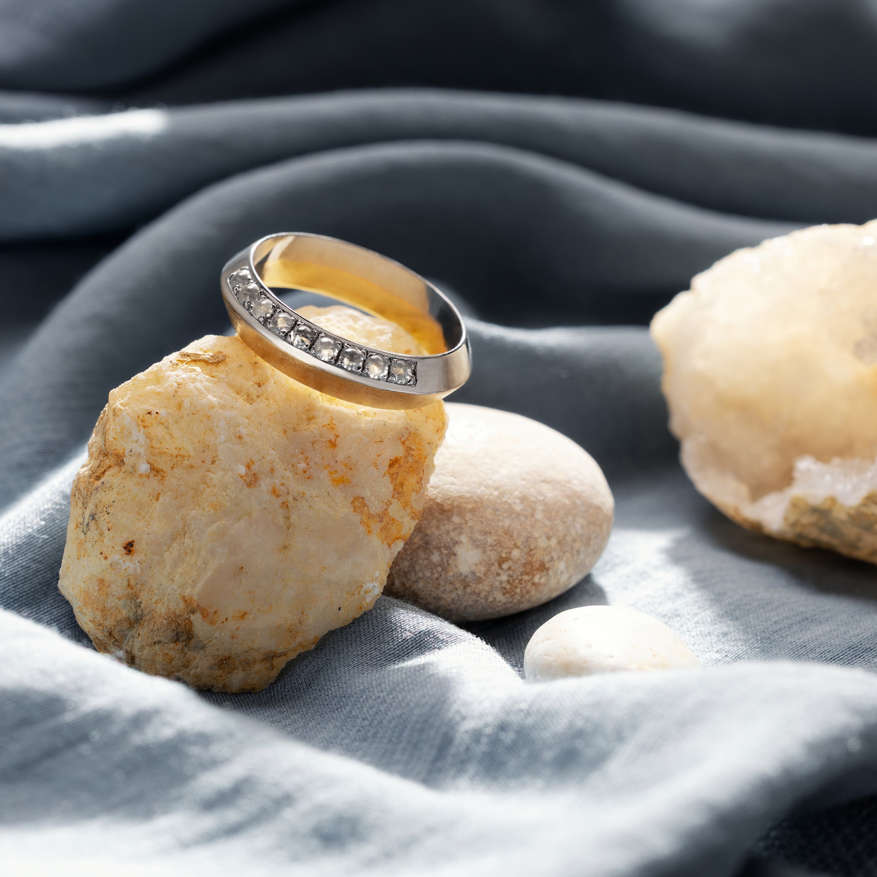 ASCENT: Wide Diamond Band