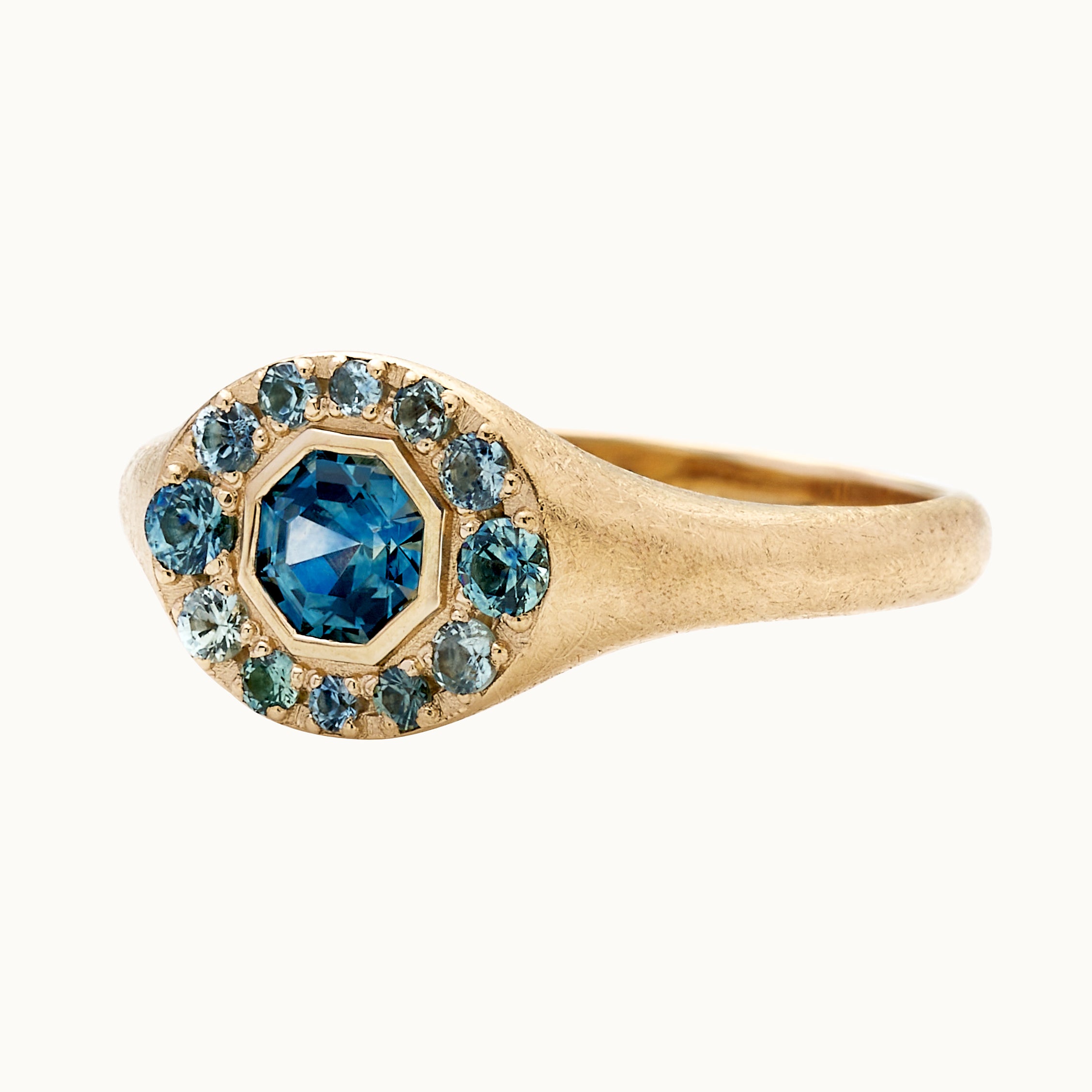 WHIRLPOOL: Sapphire Signet Ring