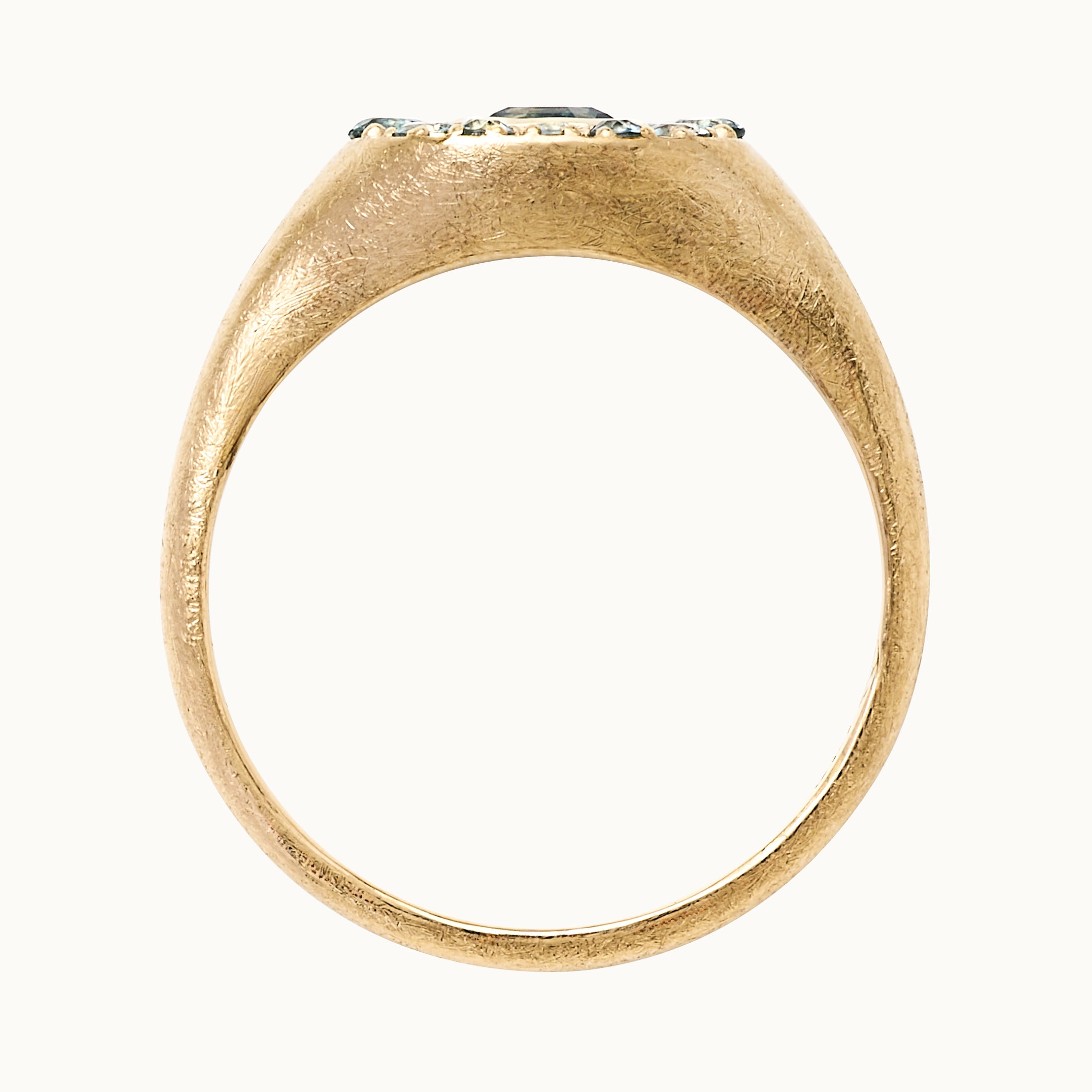 WHIRLPOOL: Sapphire Signet Ring