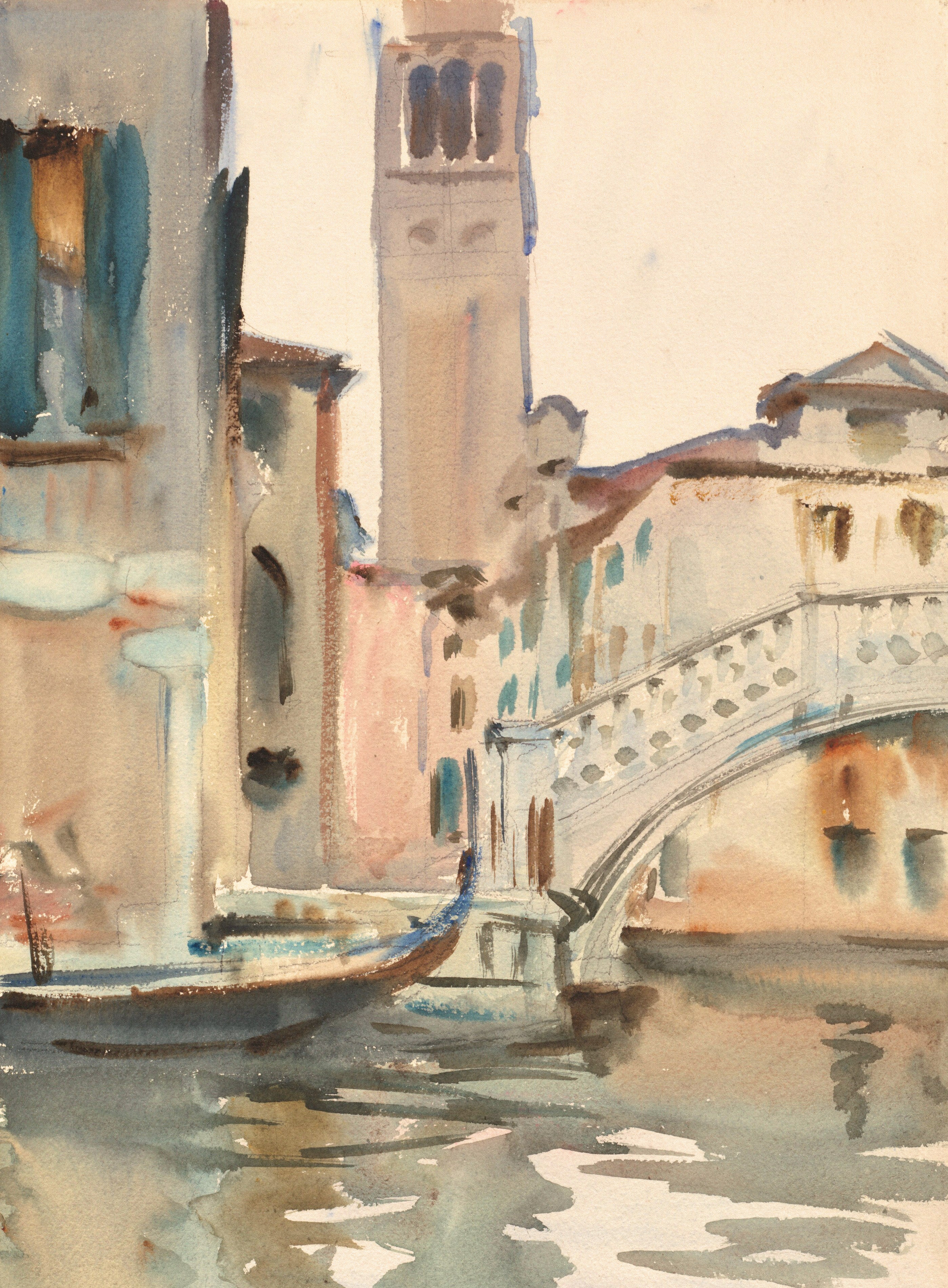 Watercolor of Venice