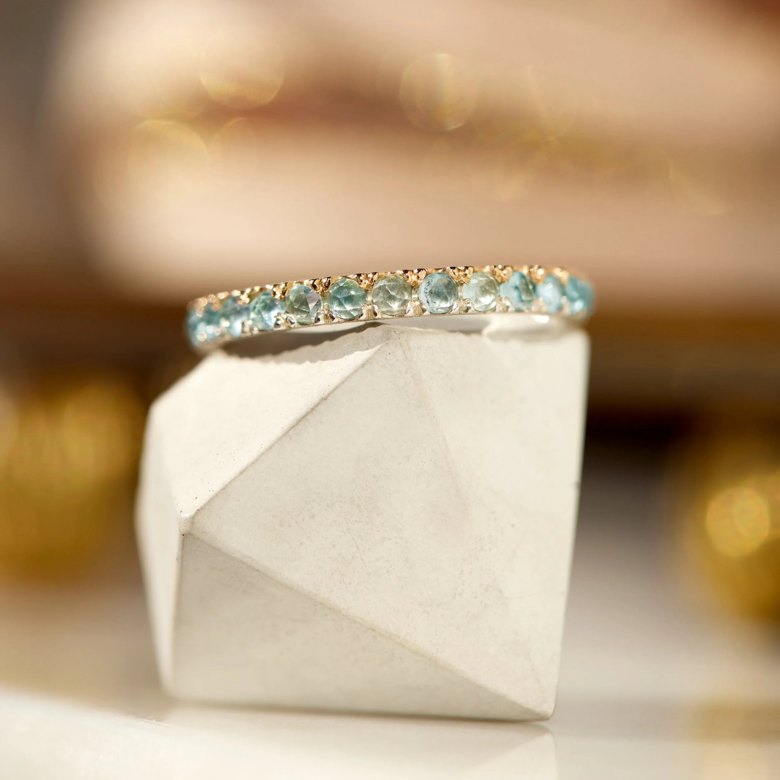 ÎLE DE LA CITÉ: Topaz Eternity Ring