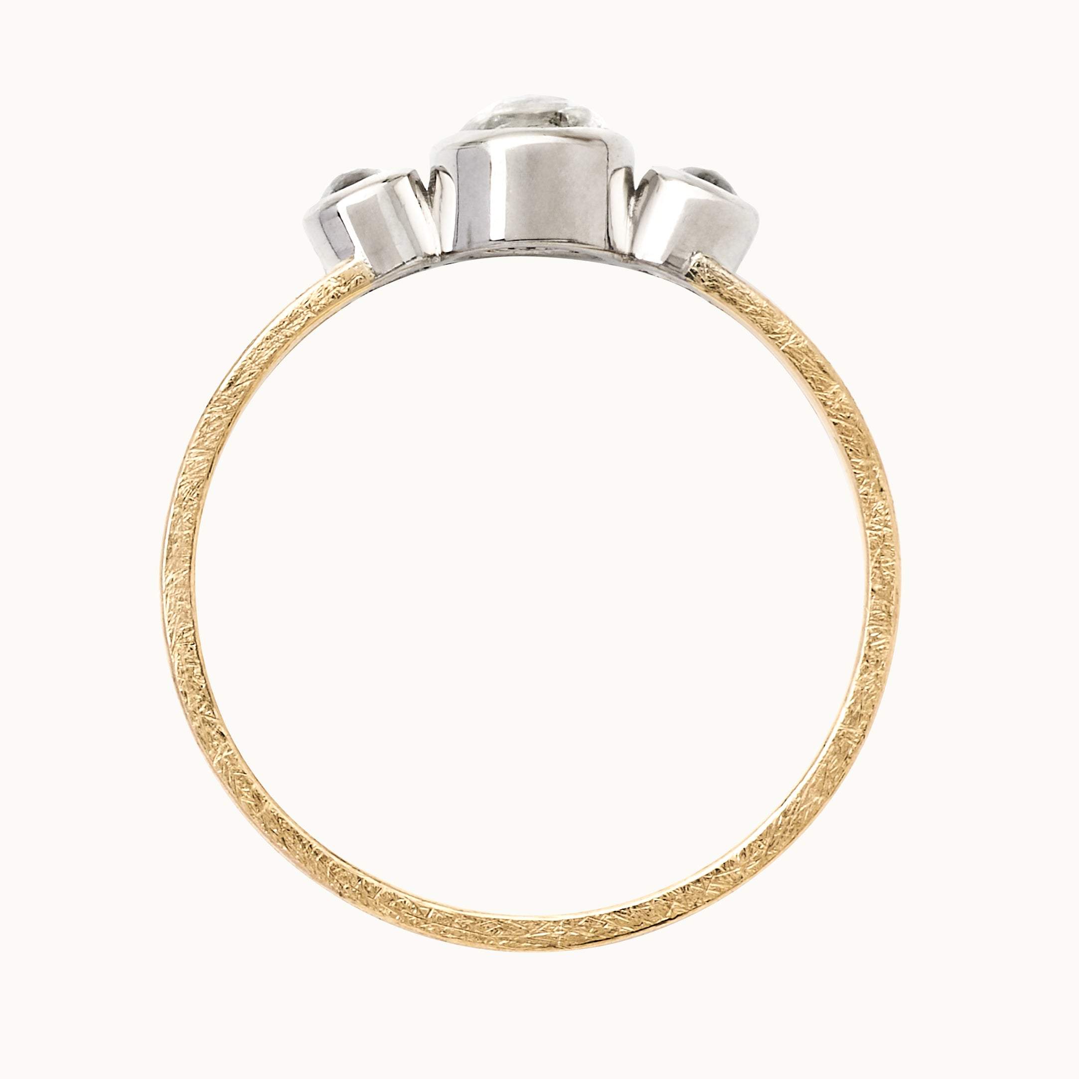 GLACIER: Diamond Three-Stone Ring