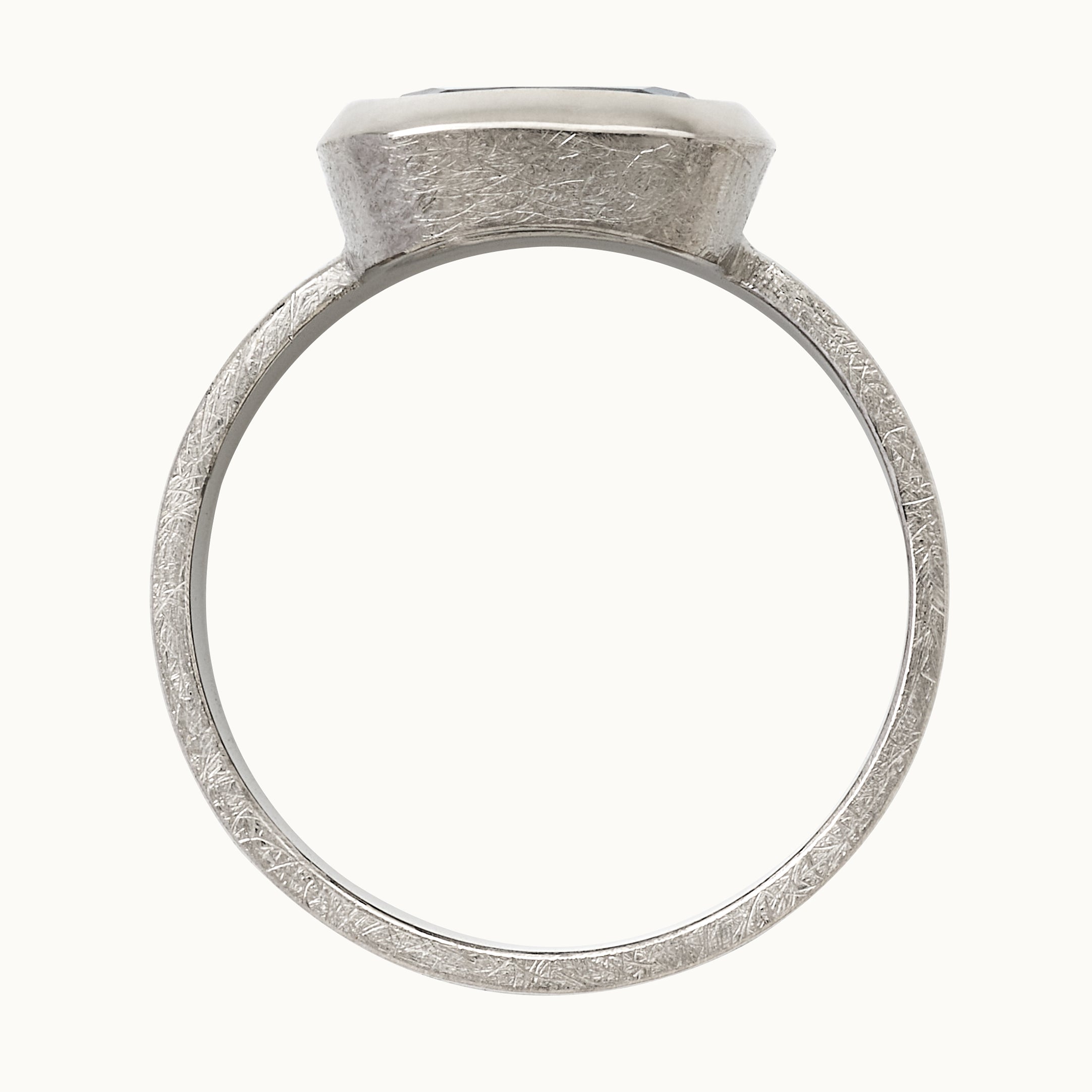 ECLIPSE: Wide Spinel Solitaire Band